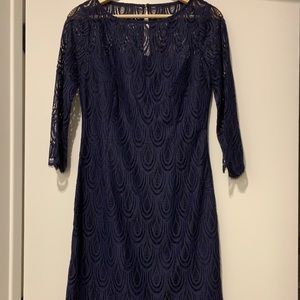 Lilly Pulitzer Navy Lace Dress